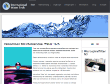 Tablet Screenshot of internationalwatertech.com